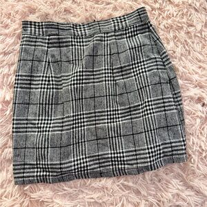 Plaid Mini Skirt